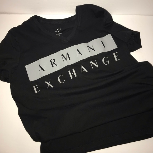armani exchange v neck t shirts